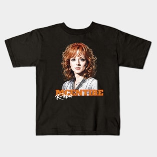 reba // retro ilustration vektor v3 Kids T-Shirt